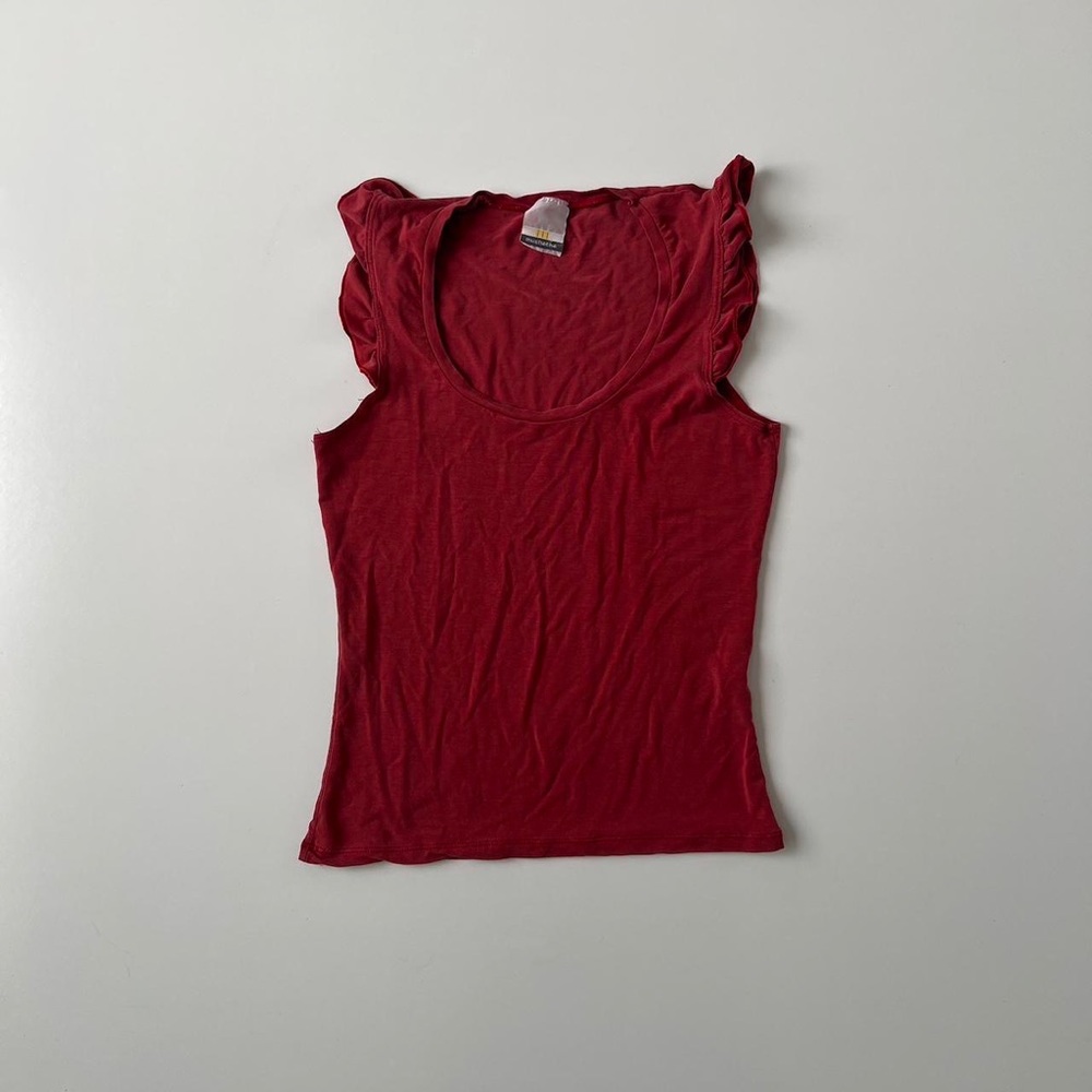Y2k cottagecore fairy grunge red sleeveless tank top